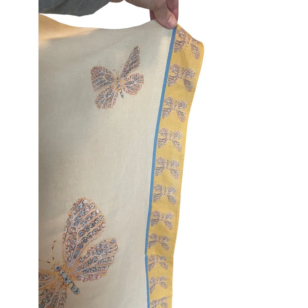 JC Sunny Womens Boho Artsy Paisley Butterfly‎ Lightweight Kimono OS Hippie Open